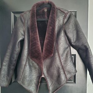 Sanctuary faux leather/suede jacket